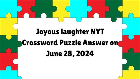 burst of laughter crossword|burst of laughter answers.